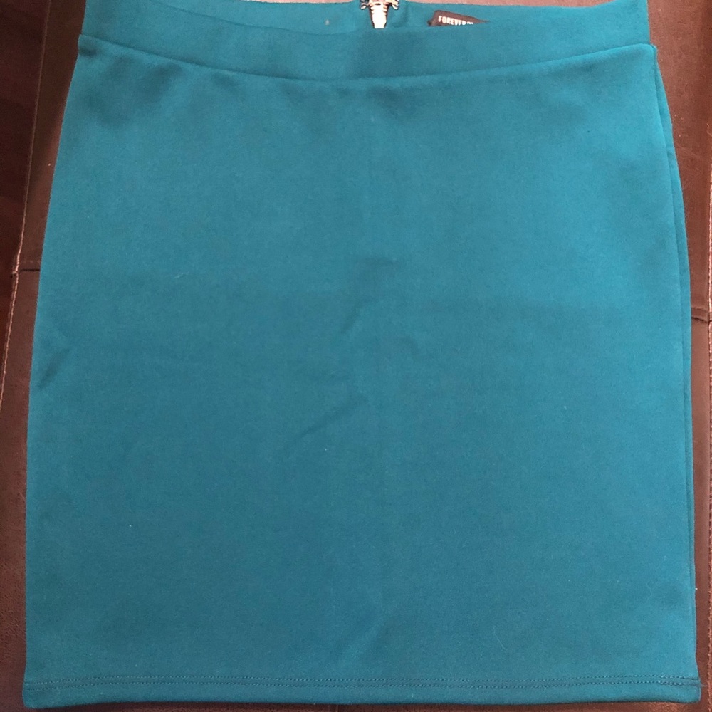 Forever 21 Turquoise Skirt